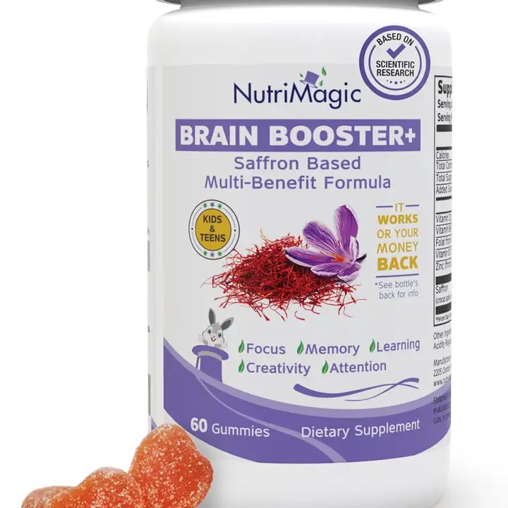 Brain Booster+ 30mg Saffron-Based Multivitamin Gummies