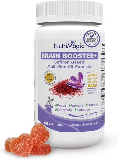 Brain Booster+ 30mg Saffron-Based Multivitamin Gummies