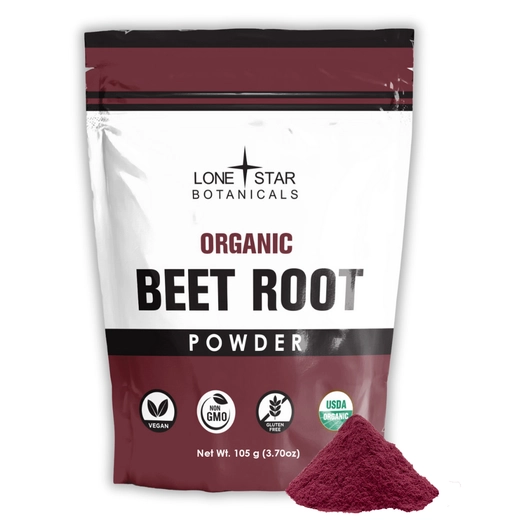 Organic Beet Root Powder -- 3.52 oz.