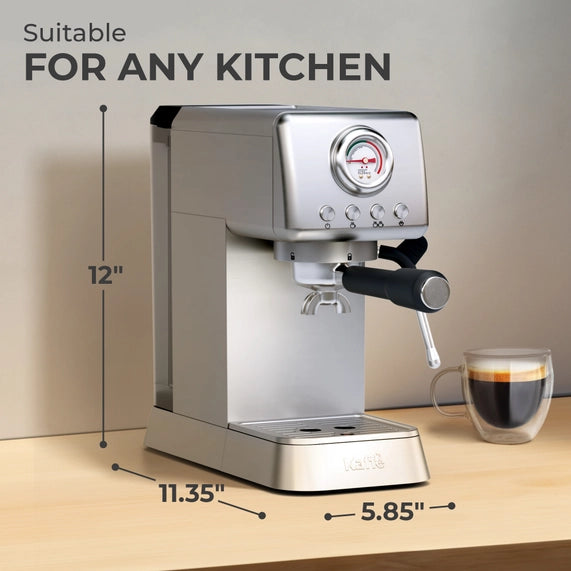 Kaffe - Espresso Coffee Machine with Milk Frother