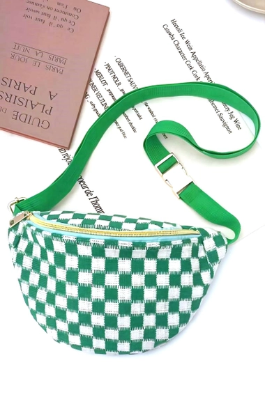 Checkered Crossbody Sling Belt Bag Fanny Pack