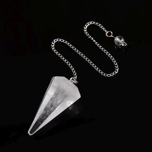 Clear Quartz Pendulum Crystal Healing Energy Divination