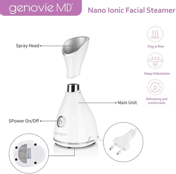 Nano Ionic Facial Steamer, Facial Deep Cleaning Nanoscale