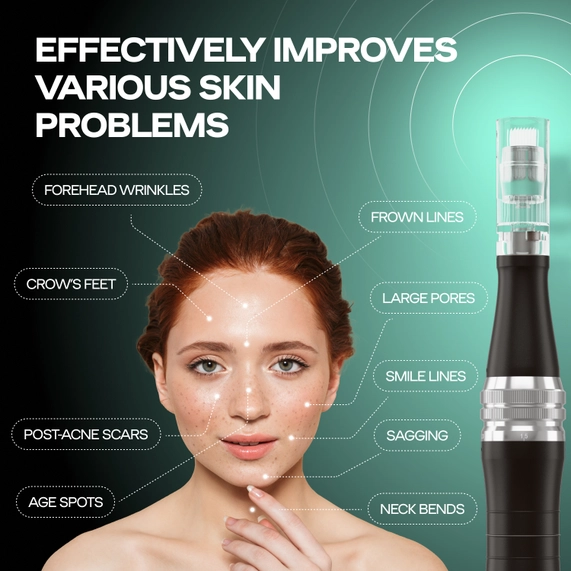 Premium Micro needling Pen For Face and Body with 16 Cartridge