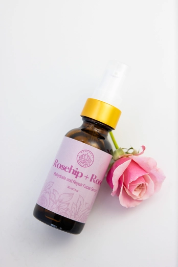 Rosehip + Rose Rehydrate and Repair Facial Serum