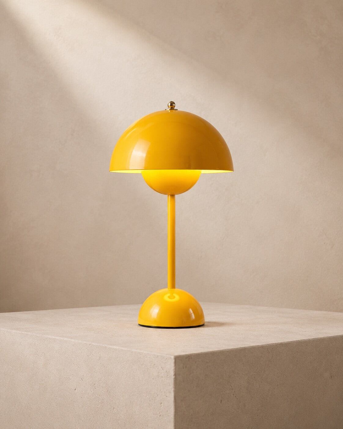Modern Mushroom Table Lamp, USB Rechargeable Bedside Lamp with 3 Color Temperatures, Dimmable Touch Control Night Light for Bedroom, Living Room, Desk, Minimalist Decorative Lamp