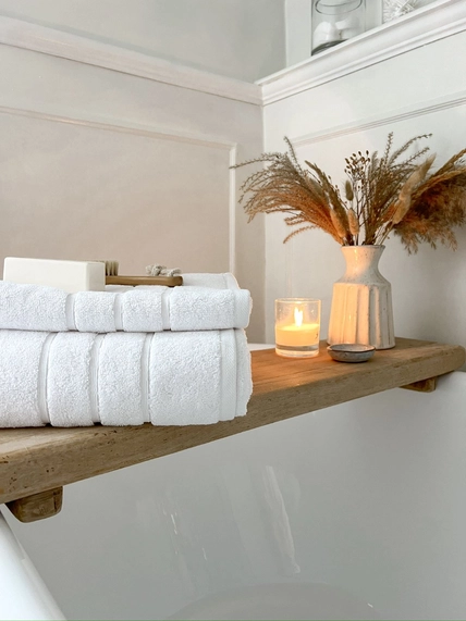 Hotel Luxury Heavyweight Bath Towels - 100% Cotton