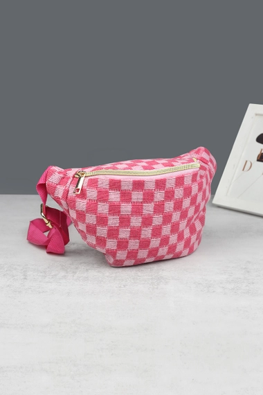 Checkered Crossbody Sling Belt Bag Fanny Pack