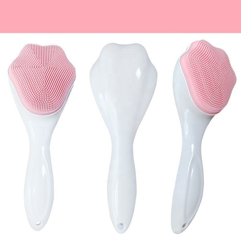 Handheld Silicone Face Scrubber Exfoliator, Gentle Soft Face Wash Brush For Sensitive, Delicate, Dry Skin