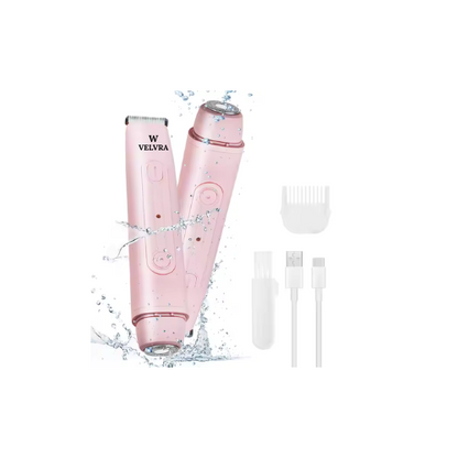 Electric Shaver for Women 2 in 1 Bikini Trimmer