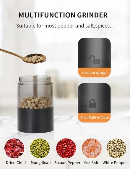 Electric Salt and Pepper Grinder Set Automatic( Duo)