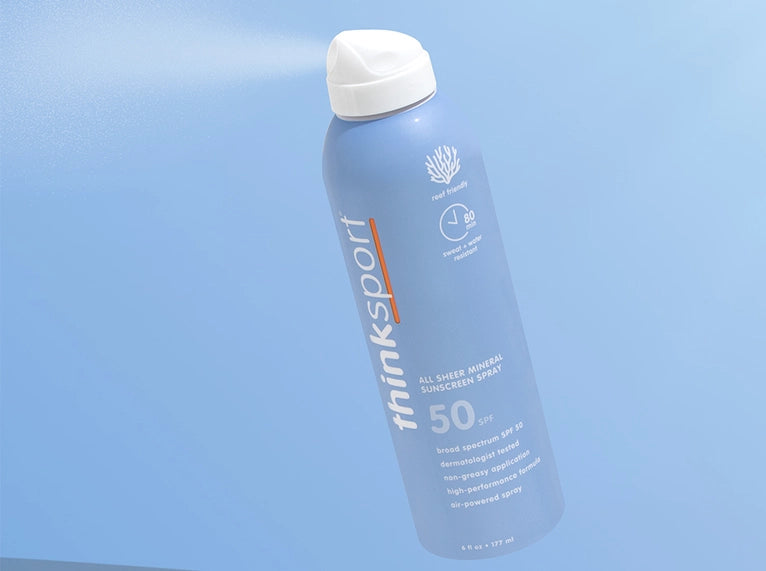 Think Sport Spf 50 All Sheer Mineral Sunscreen Spray