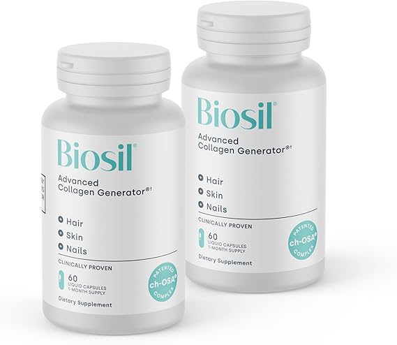 Biosil Collagen Generator - 60 Original Capsules - Generates & Protects Your Own Collagen - GMO Free - 30-Day Supply