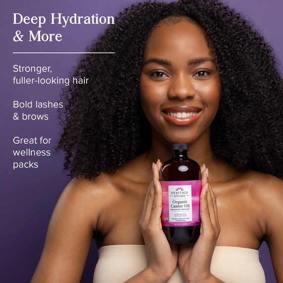 Organic Castor Oil 16 Oz./ 32 Oz.
