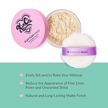 Kimchi Chic Beauty Puff Puff Pass Set and Bake Setting Powder for Makeup