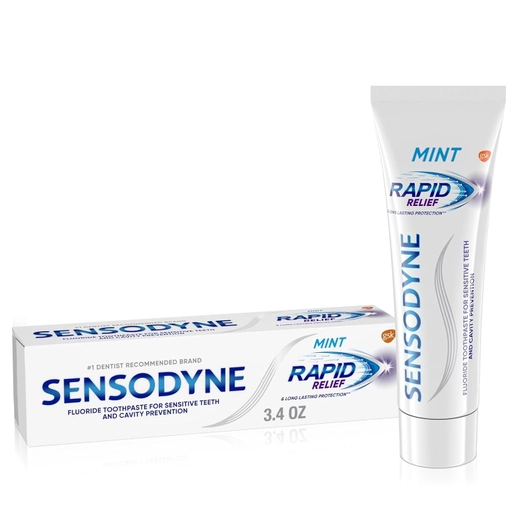 Sensodyne Rapid Relief Toothpaste For Sensitive Teeth 3.4 oz.