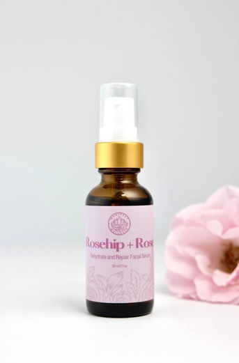 Rosehip + Rose Rehydrate and Repair Facial Serum