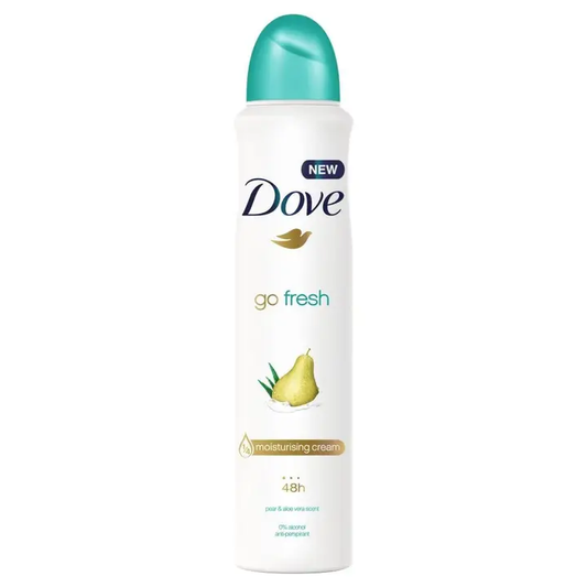 Dove Go Fresh Pear & Aloe Vera Scent Antiperspirant Spray, 8.4 oz.