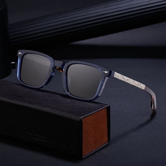 UV400 Unisex Full Square Frame Polarized Outdoor Uv Protection Sunglasses