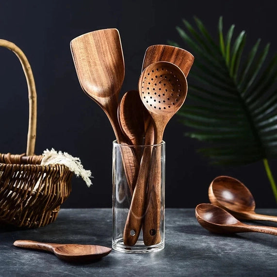 Acacia 8-Piece Cooking Set