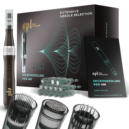 Premium Micro needling Pen For Face and Body with 16 Cartridge