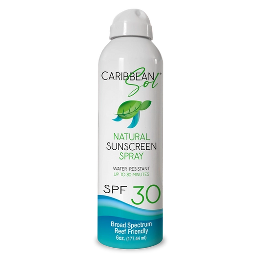 Caribbean Sol Natural Sunscreen Spray Spf 30