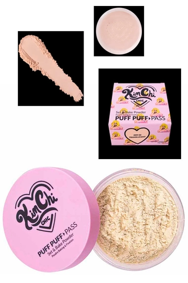 Kimchi Chic Beauty Puff Puff Pass Set and Bake Setting Powder for Makeup